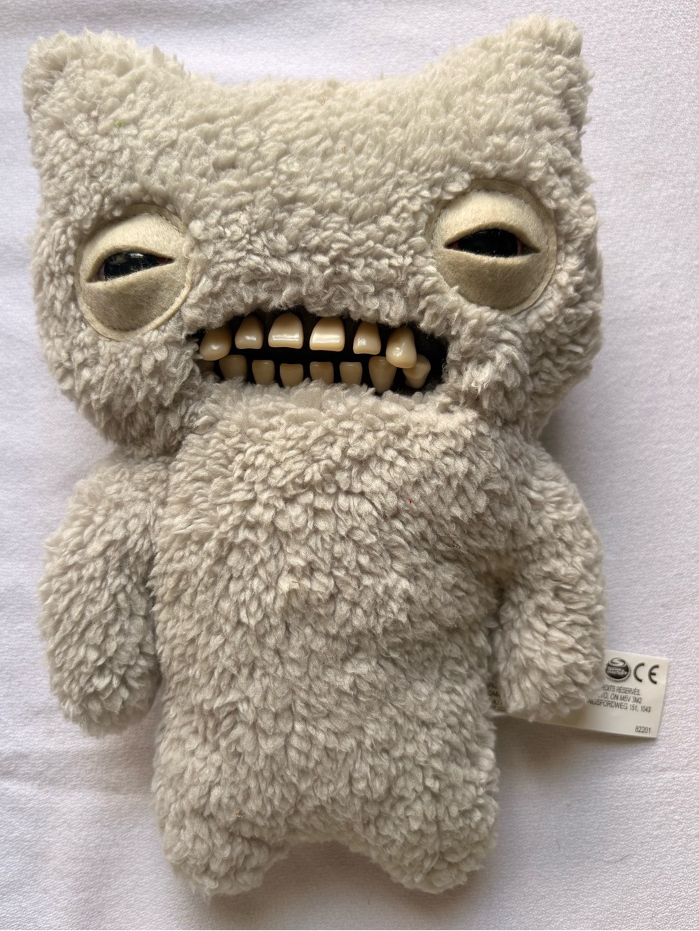 Fuggler Spin Master Original Grey Munch Munch Funny Ugly Monster 9” Rare